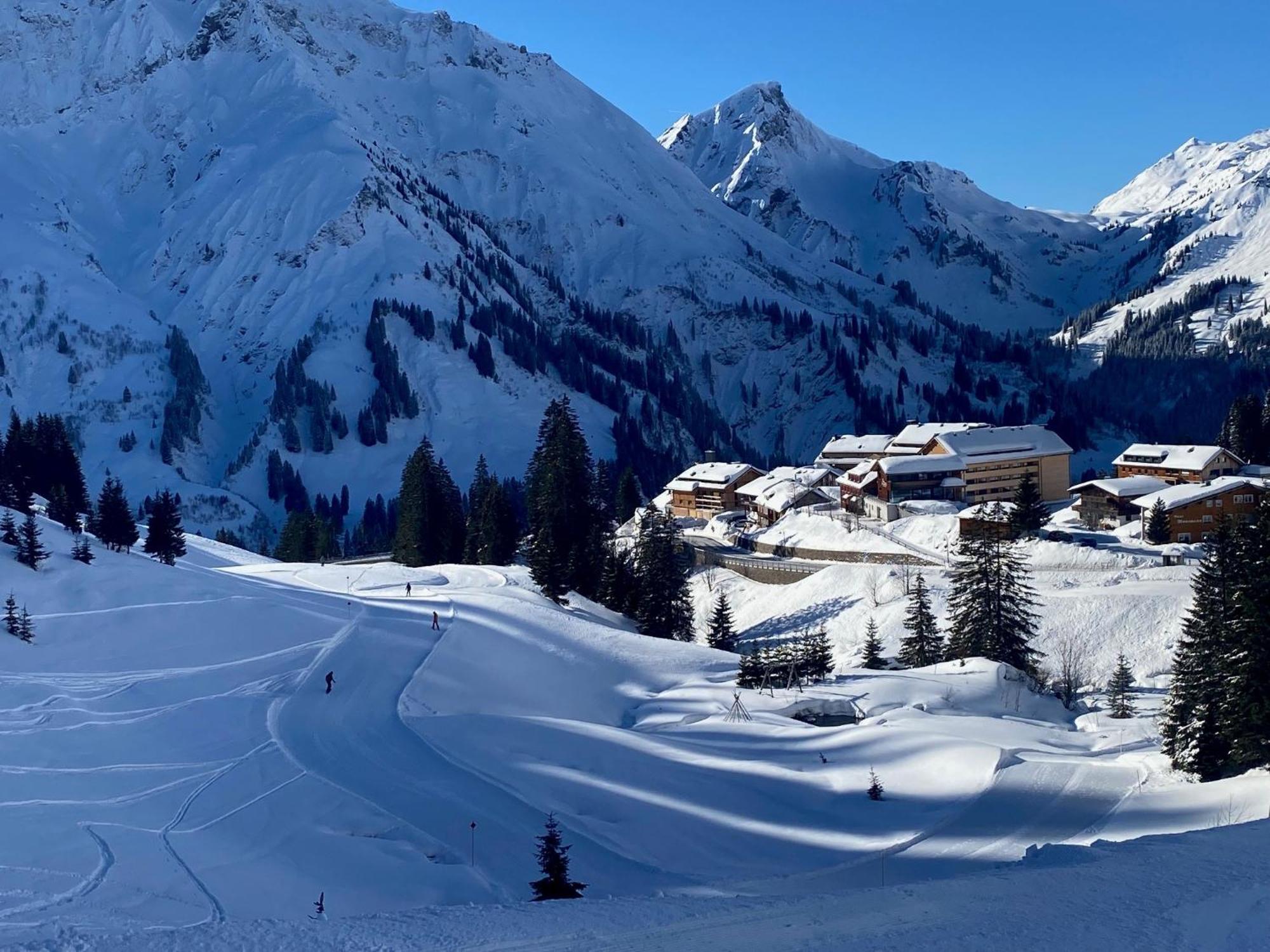 Schwarzmann's Ferienwohnungen Schröcken Exterior foto